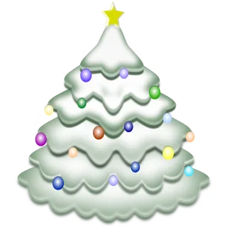 Christmas tree Snow Nature Stickdatei
