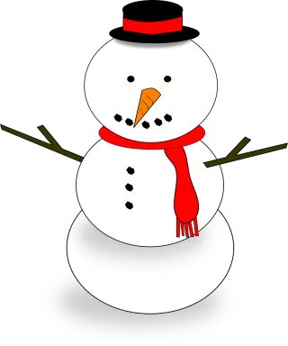 Snowman Hat Scarf Stickdatei