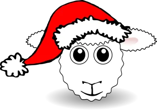 Sheep Happy Animal Stickdatei