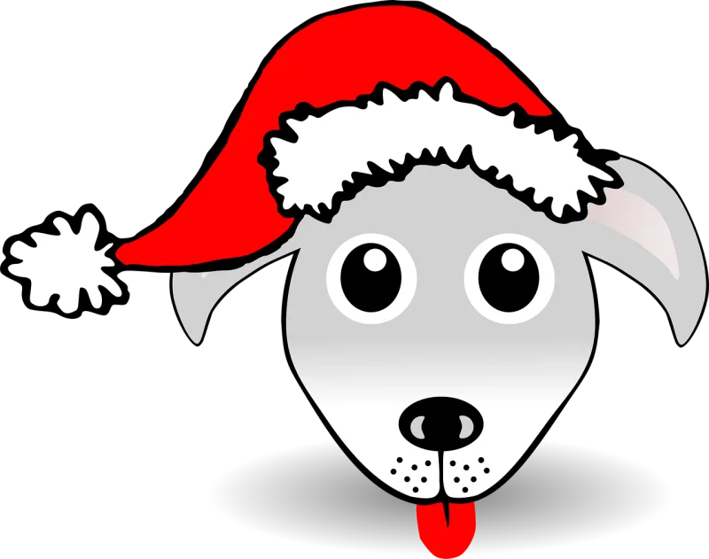Dog Nature Pet Stickdatei – Weihnachten