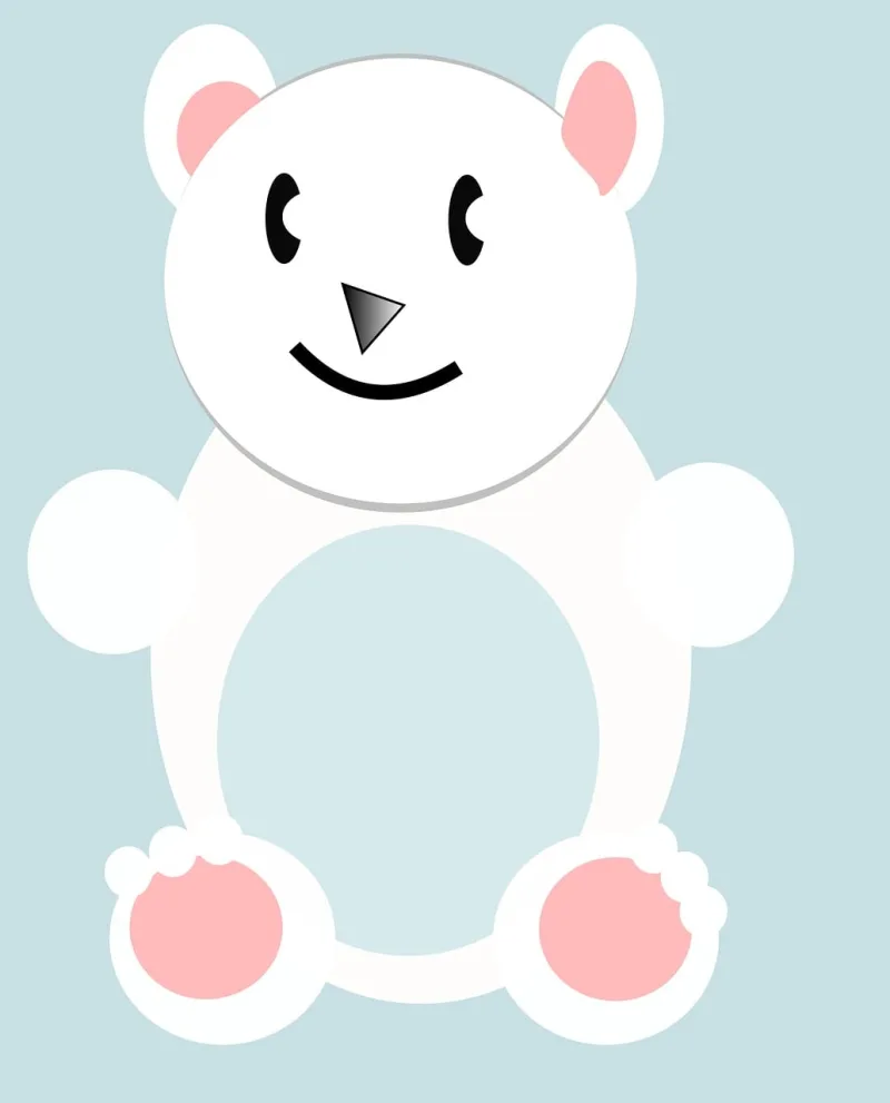 Polar bear Ice bear Bear Stickdatei – Tiere
