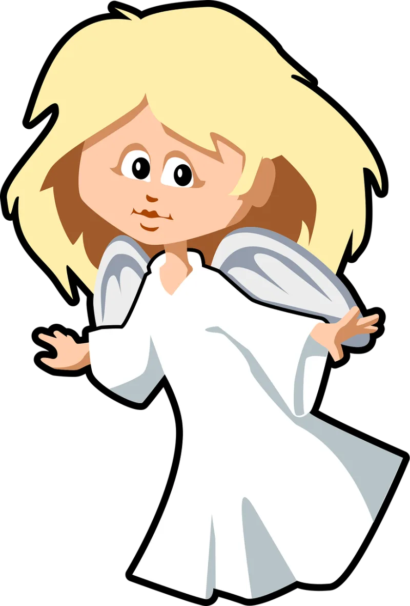 Angel Cute Girl Stickdatei – Weihnachten