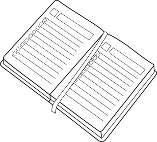 Scheduler Calendar Notebook Stickdatei – Musik