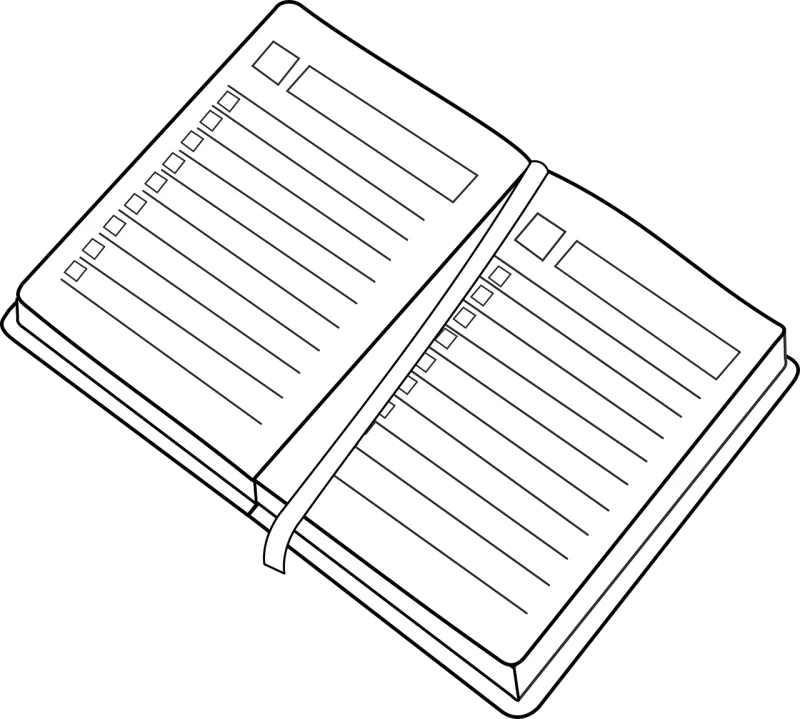 Scheduler Calendar Notebook Stickdatei – Musik