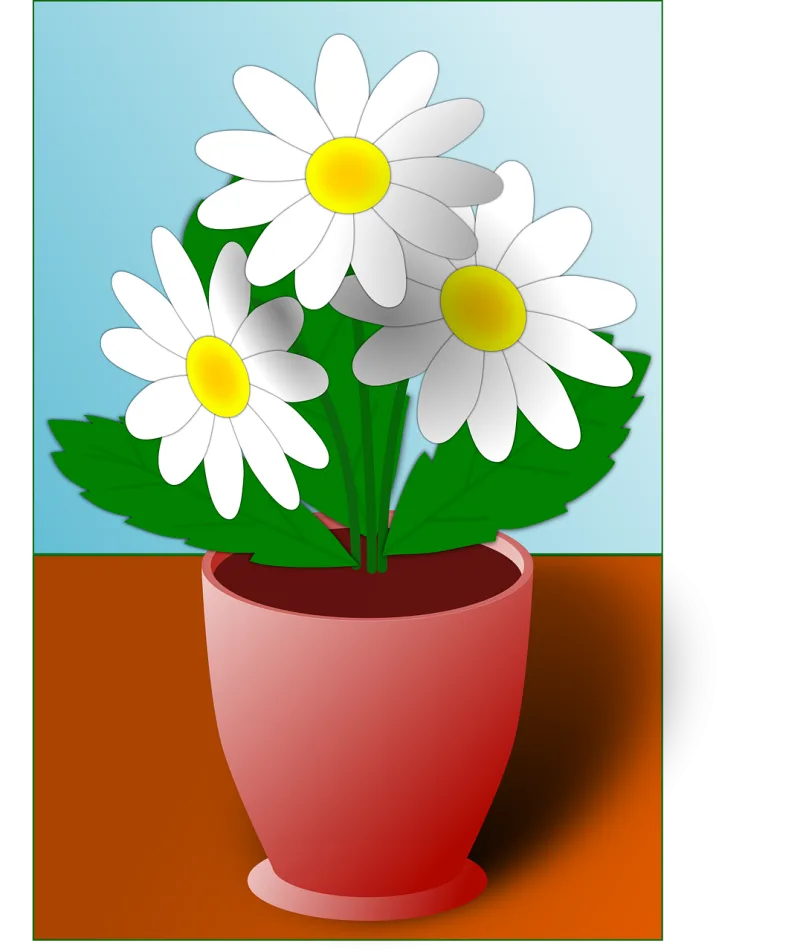 Camomile Beautiful flowers Flower Stickdatei – Blumen