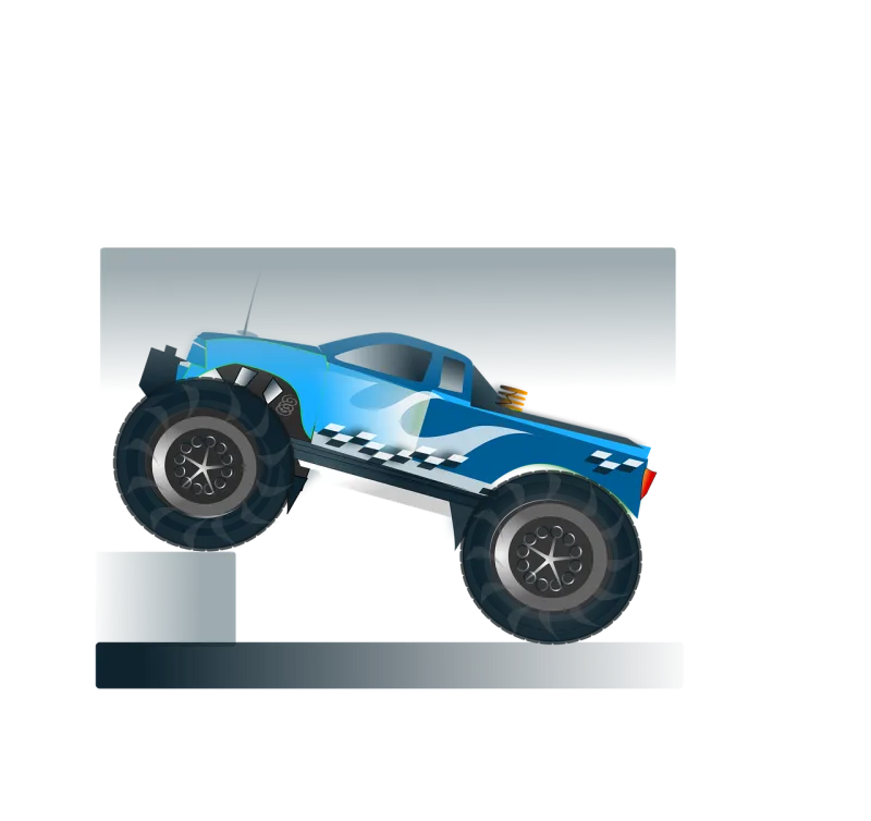 Monster truck Truck Four wheel drive Stickdatei – Fahrzeuge