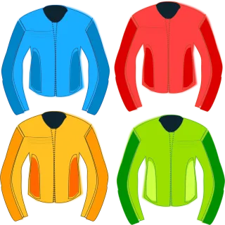Jacket Motorcycle Protection Stickdatei – Fahrzeuge