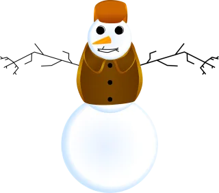 Snowman Christmas Nature Stickdatei