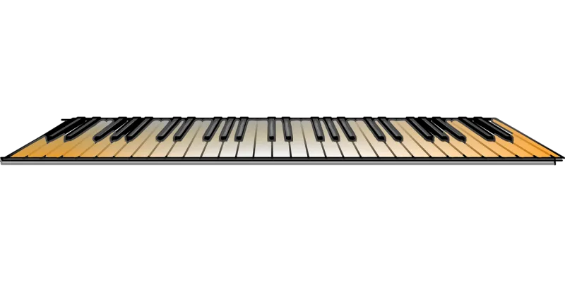 Keyboard Music Piano Stickdatei – Musik