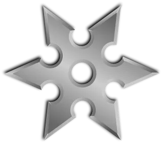 Throwing star Weapon Ninja star Stickdatei