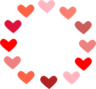 Heart Circle Love Stickdatei – Herzen & Liebe