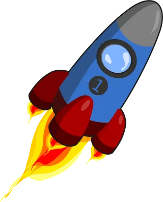 Rocket Missile Space ship Stickdatei