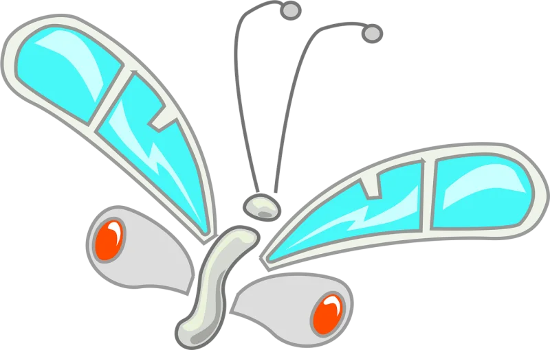 Butterfly Animal Insect Stickdatei – Tiere