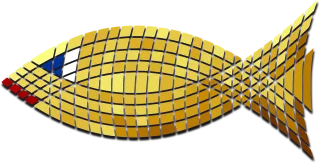 Mosaic Gold Yellow Stickdatei – Tiere