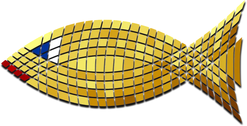 Mosaic Gold Yellow Stickdatei – Tiere