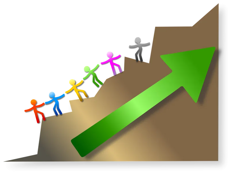 Leadership Motivational Business Stickdatei – Natur