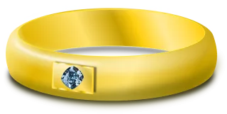 Diamond Gold Ring Stickdatei