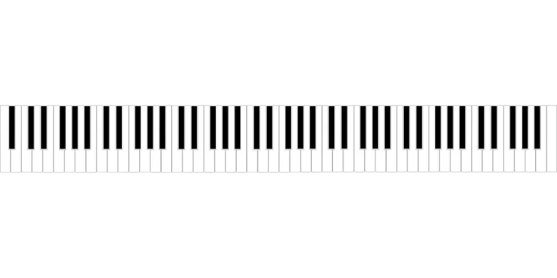 Keyboard Piano Music Stickdatei – Musik
