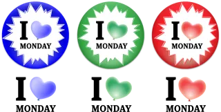 Monday Burst Love Stickdatei – Kinder