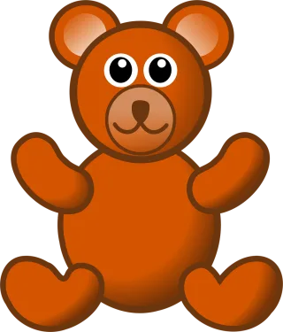 Teddy bear Animal Nature Stickdatei