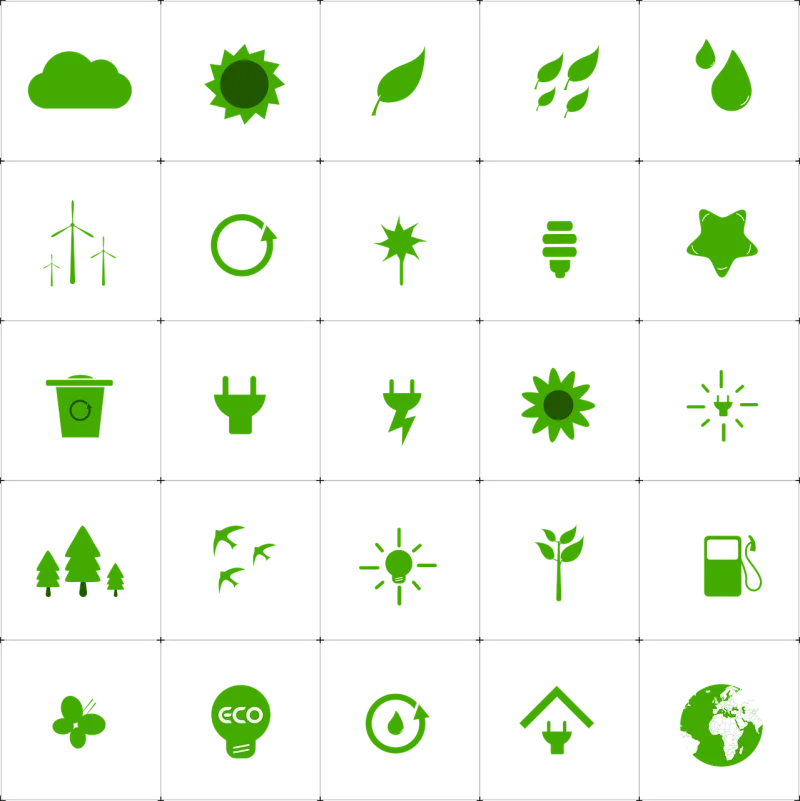 Green living Ecology Environment Stickdatei – Natur