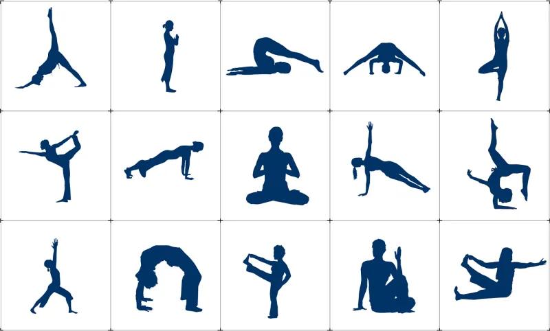 Yoga Meditation Spiritual Stickdatei – Sport