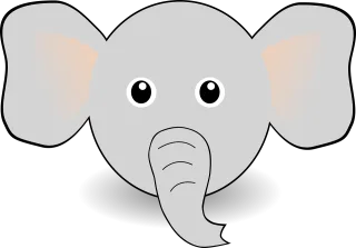 Elephant Trunk Nature Stickdatei – Tiere