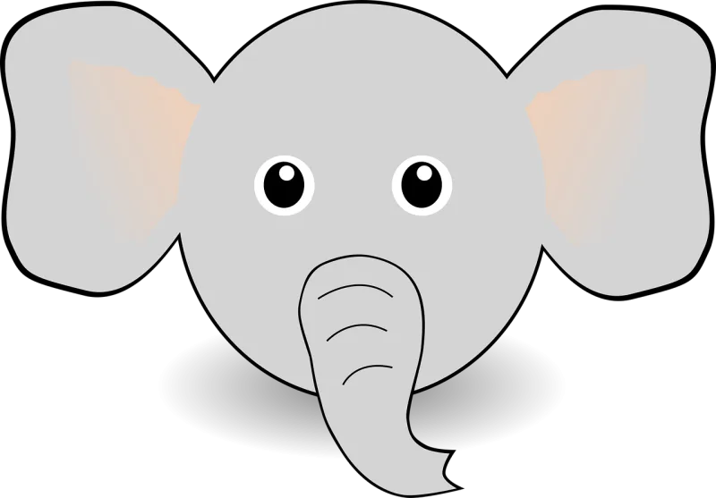 Elephant Trunk Nature Stickdatei – Tiere