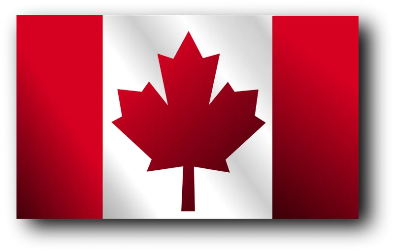 Canada Flag Leaf Stickdatei – Natur