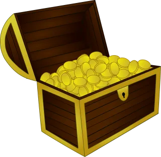 Booty Chest Gold Stickdatei