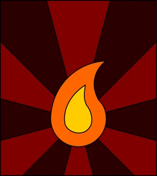 Burn Candle Fire Stickdatei