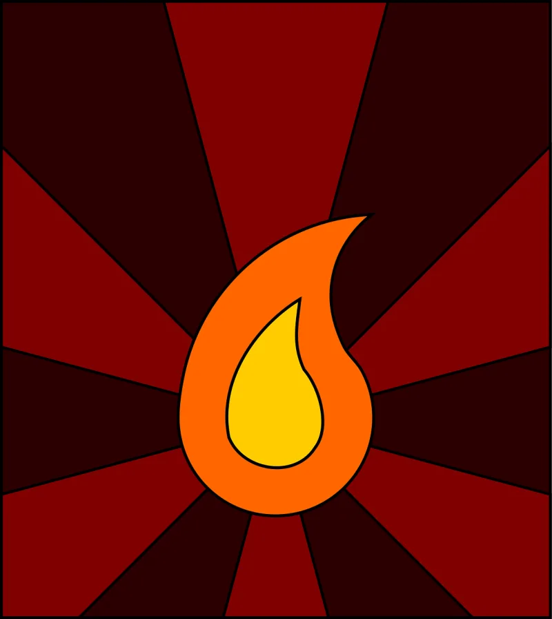 Burn Candle Fire Stickdatei – Weihnachten