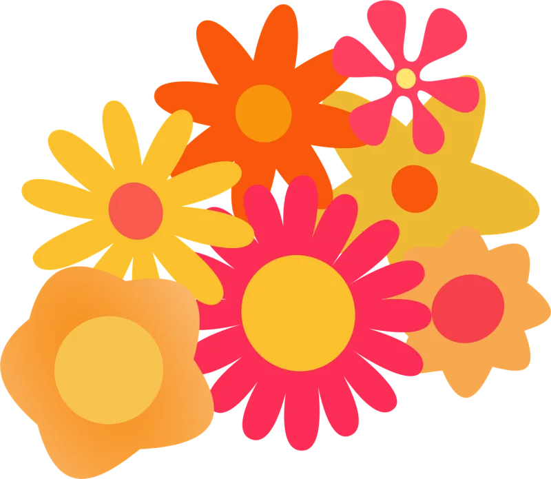 Bouquet of flowers Beautiful flowers Bunch of flowers Stickdatei – Blumen