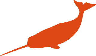 Narwhal Whale Fish Stickdatei