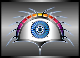 Android Robotic Eye Stickdatei