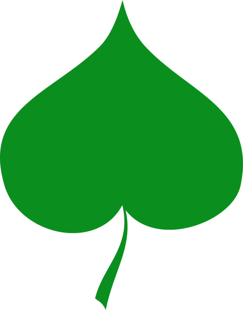 Linden Green Leaf Stickdatei – Natur
