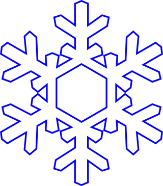 Snowflake Crystal Symmetry Stickdatei