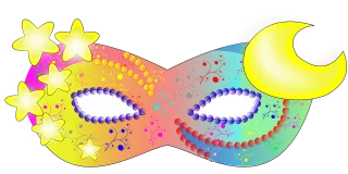 Disguise Mask Carnival Stickdatei