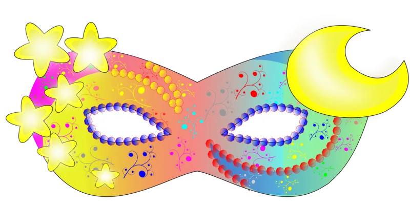 Disguise Mask Carnival Stickdatei – Natur