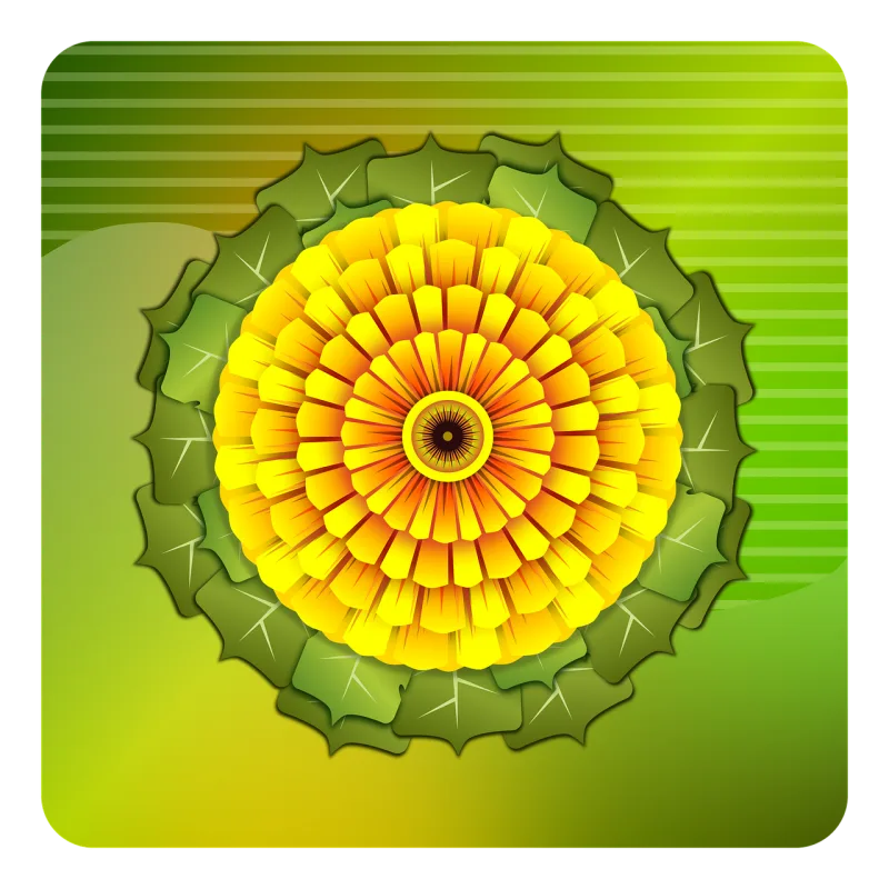 Sunflower Flower Bloom Stickdatei – Blumen