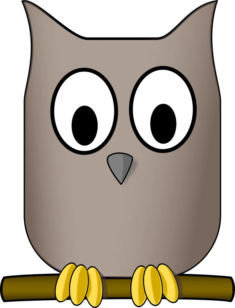 Owl Animal Aves Stickdatei – Tiere