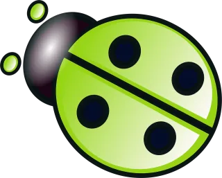 Ladybug Animal Insect Stickdatei