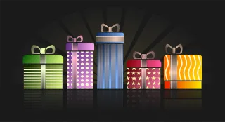Presents Gifts Gift boxes Stickdatei