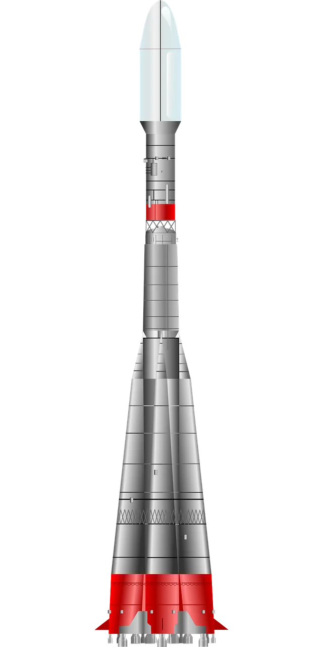 Soyuz Rocket Space ship Stickdatei – Kinder