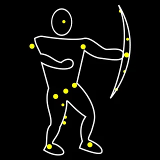 Orion Bow Constellation Stickdatei