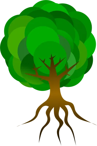 Tree Branches Roots Stickdatei – Natur