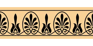 Arabesque Greek Antique Stickdatei