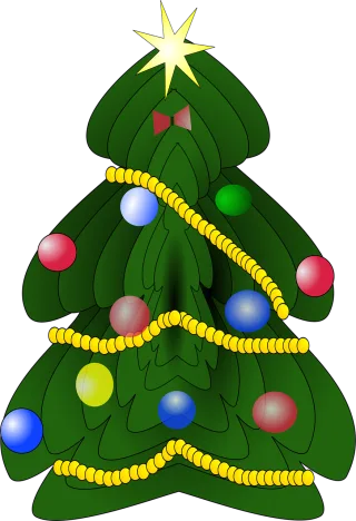 Christmas tree Christmas Nature Stickdatei
