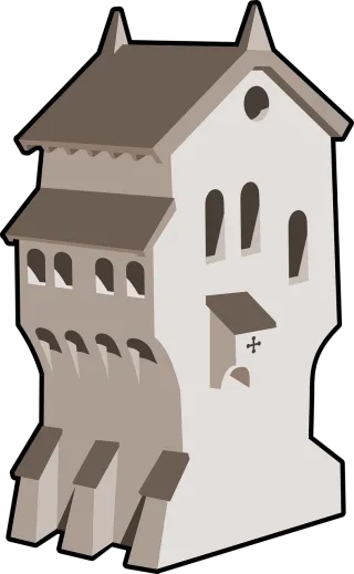 Castle Medieval Tower architecture Stickdatei
