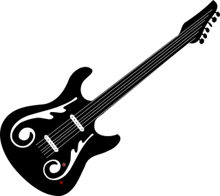Electric guitar Guitar Rock Stickdatei